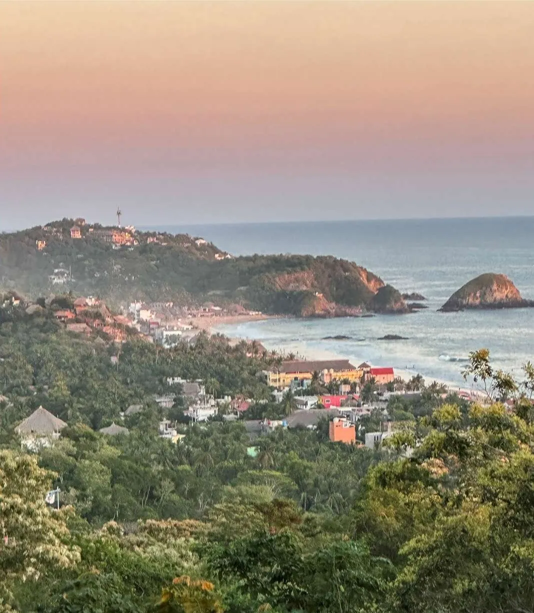 Terrenos con Proyecto Arquitectónico en Zipolite | Vista al Mar